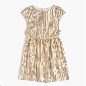NWT crewcuts gold dress